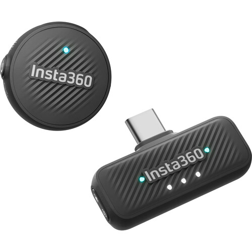 Insta360 Mic Air Wireless Transmitter and Receiver Kit (2.4 GHz)
