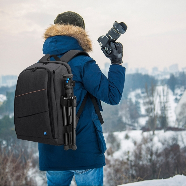 PULUZ Outdoor Portable Waterproof Scratch-proof Dual Shoulders Backpack