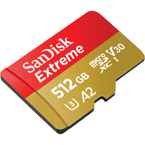 SanDisk 512GB Extreme UHS-I microSDXC Memory Card
